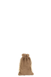Kerst cadeauzakje bruin
