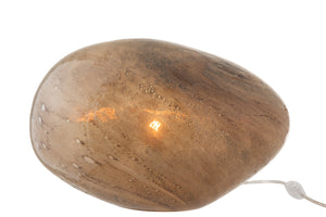 Lamp Dany ovaal bruin