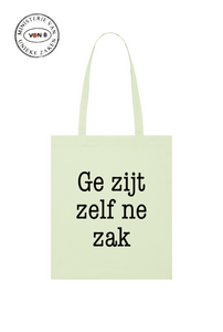 Totebag "Ge zijt zelf ne zak" mint