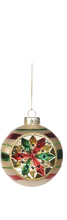 Afbeelding in Gallery-weergave laden, Glazen kerstbal met ijsster
