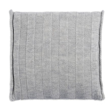 Afbeelding in Gallery-weergave laden, Vierkant kussen knitfactory grijs
