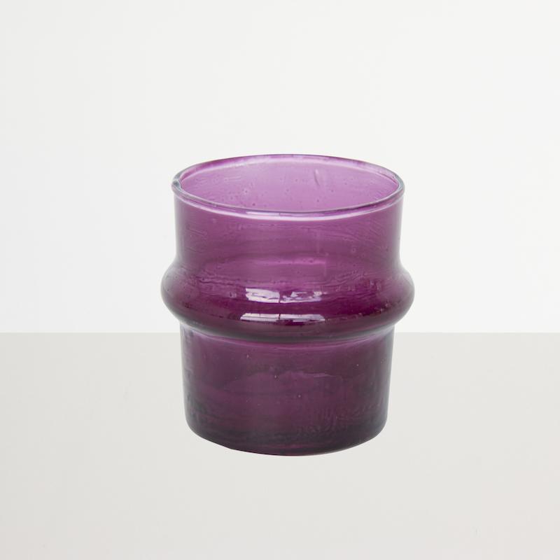 Tea light holder purple