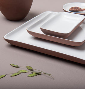 Sharing plate white small