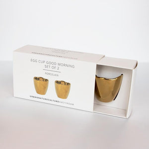 Good Morning egg cup, set van 2 (gift pack)