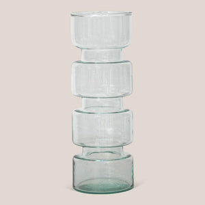 Vase recycled glass "Paloma"