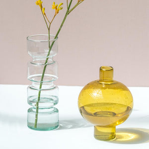 Vase recycled glass "Paloma"