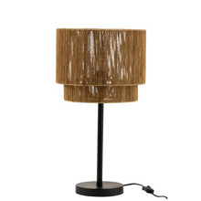 Afbeelding in Gallery-weergave laden, Tafel lamp raffia
