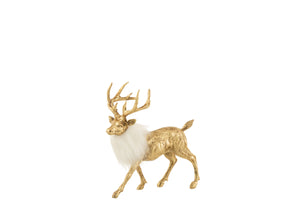Rendier Poly Goud/Wit Medium