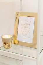 Afbeelding in Gallery-weergave laden, Fotokader Metaal Goud 13x18cm
