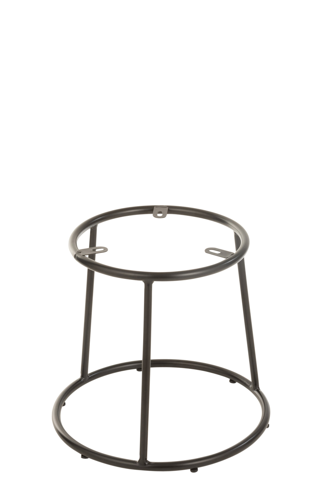 Frame lage kruk metaal zwart