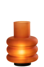 Afbeelding in Gallery-weergave laden, Ledlamp ringen glas oranje
