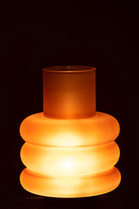 Ledlamp ringen glas oranje