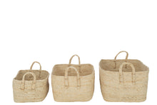 Afbeelding in Gallery-weergave laden, Mand, rechthoek met handvaten mais naturel
