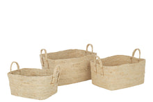 Afbeelding in Gallery-weergave laden, Mand, rechthoek met handvaten mais naturel
