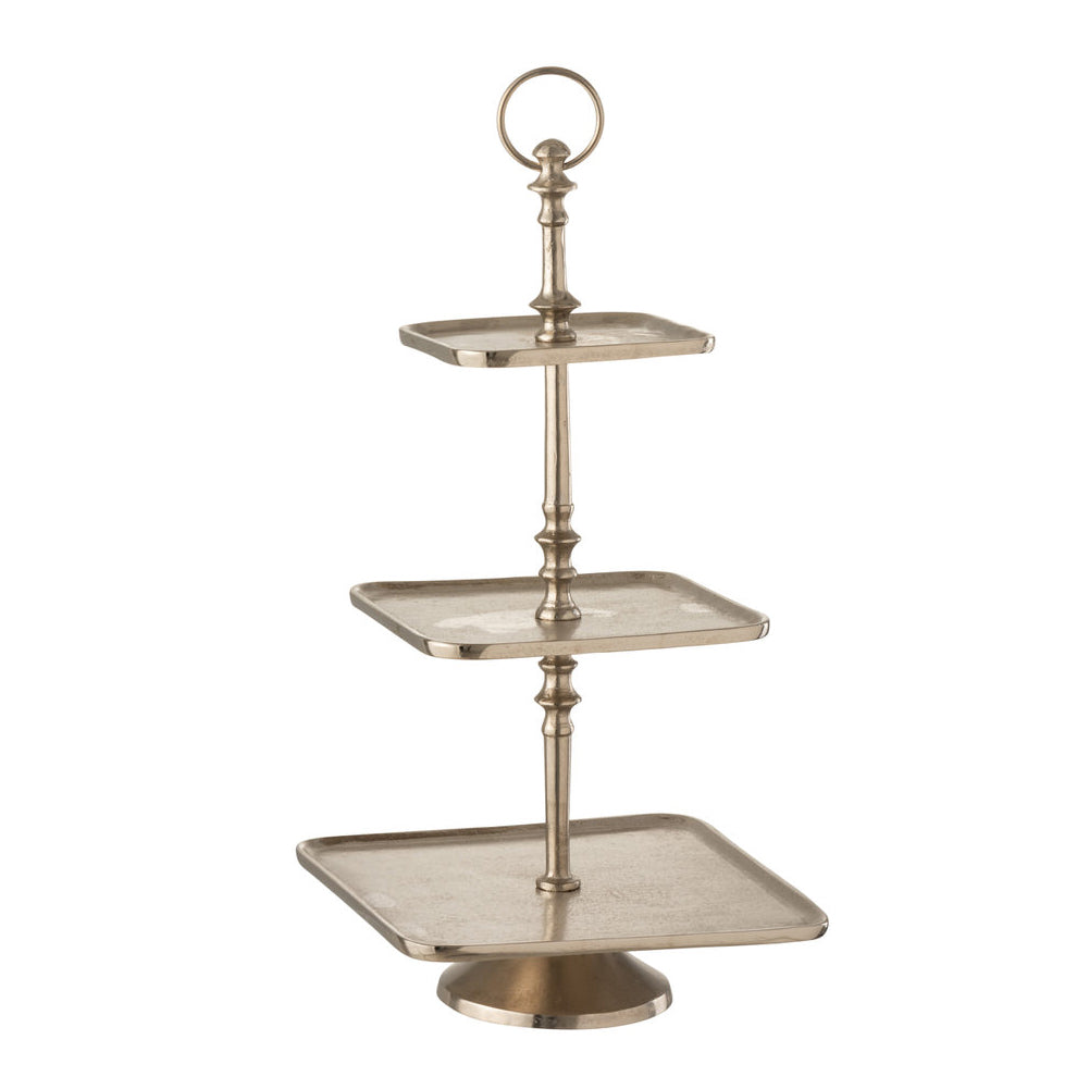 Plateau 3 Niveau zilver