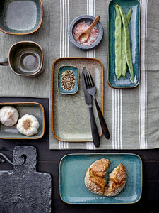 Serving Bowl "Aime" Blauwgroen