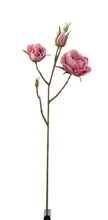 Afbeelding in Gallery-weergave laden, Kunstbloem &quot;Roos&quot; (3delig) roos
