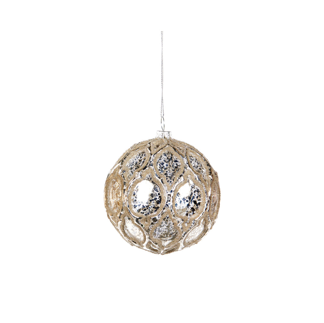 Kerstbal zilver