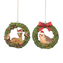 Afbeelding in Gallery-weergave laden, Kerst vogel krans
