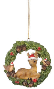 Kerst hert krans
