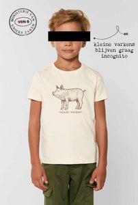 Kinder t-shirt "klein varken"