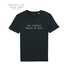 Afbeelding in Gallery-weergave laden, T-shirt &quot;May contain traces of nuts&quot; (m)
