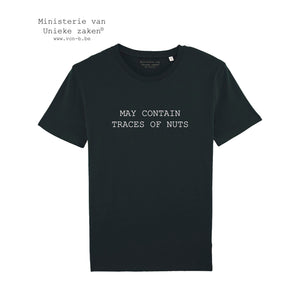 T-shirt "May contain traces of nuts" (m)