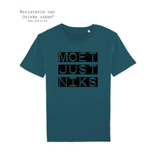 Afbeelding in Gallery-weergave laden, T-shirt &quot;moet just niks&quot; vet (m)
