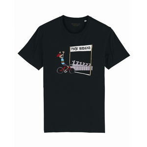 T-shirt "pintje verdiend" (unisex)