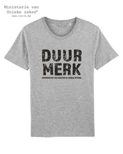 T-shirt "duur merk" (uniseks)