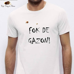 T-shirt "fok de gazon!" (m)