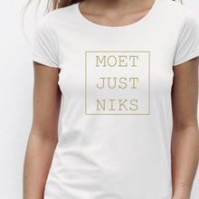 Afbeelding in Gallery-weergave laden, T-shirt &quot;moet just niks&quot; (v)
