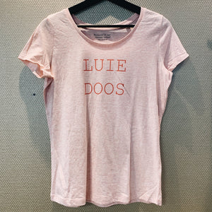 T-shirt "luie doos" (v)