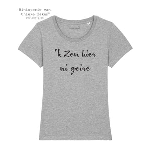 T-shirt "k zen hier ni geire" (v)